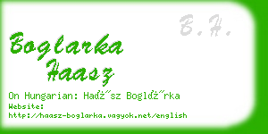 boglarka haasz business card